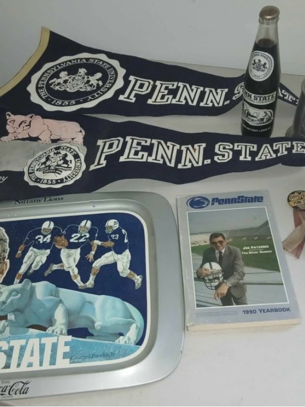 Penn State UPewter-Colored Collegiate Decorative Beer Stein - Nittany Lions - Picture 2 of 14